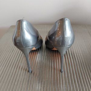 Manolo Blahnik Silver Pumps